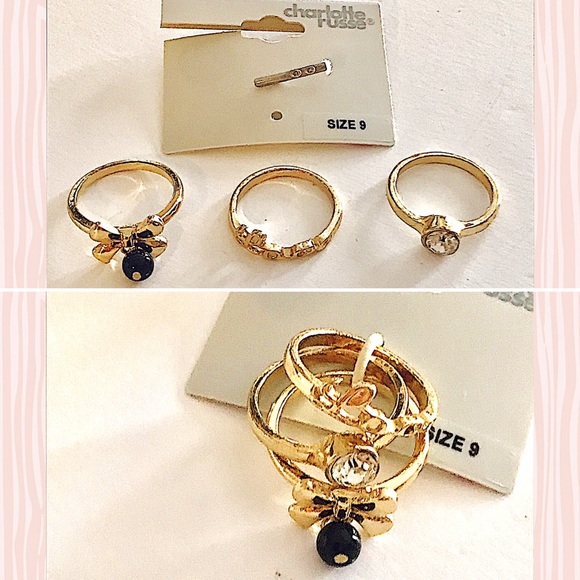 Charlotte Russe Jewelry - Charlotte Russe stackable rings